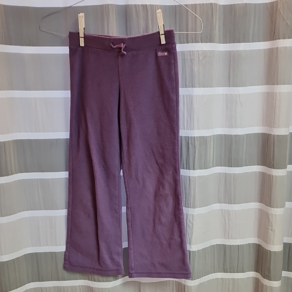 Lot Of 3 Kids Sweatpants in Rich Purple, Pink And Black. GUC See Pics.